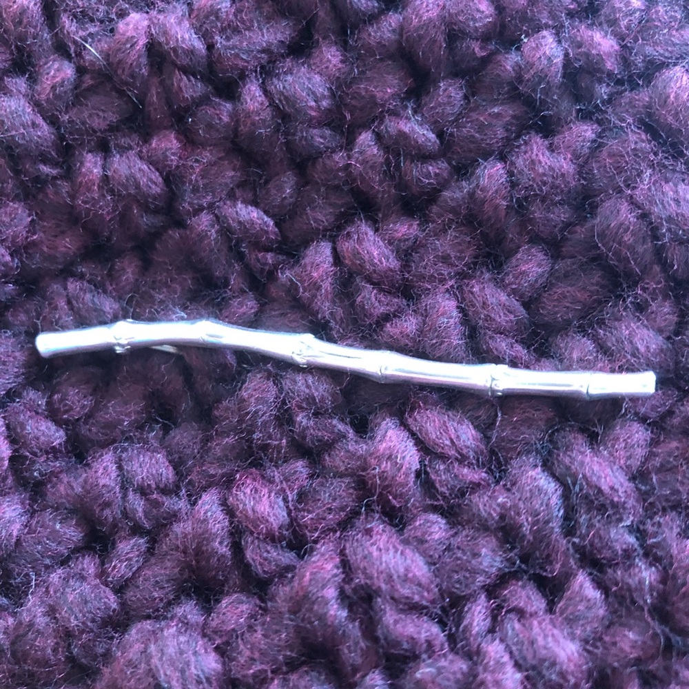 John Hardy sterling silver bamboo brooch